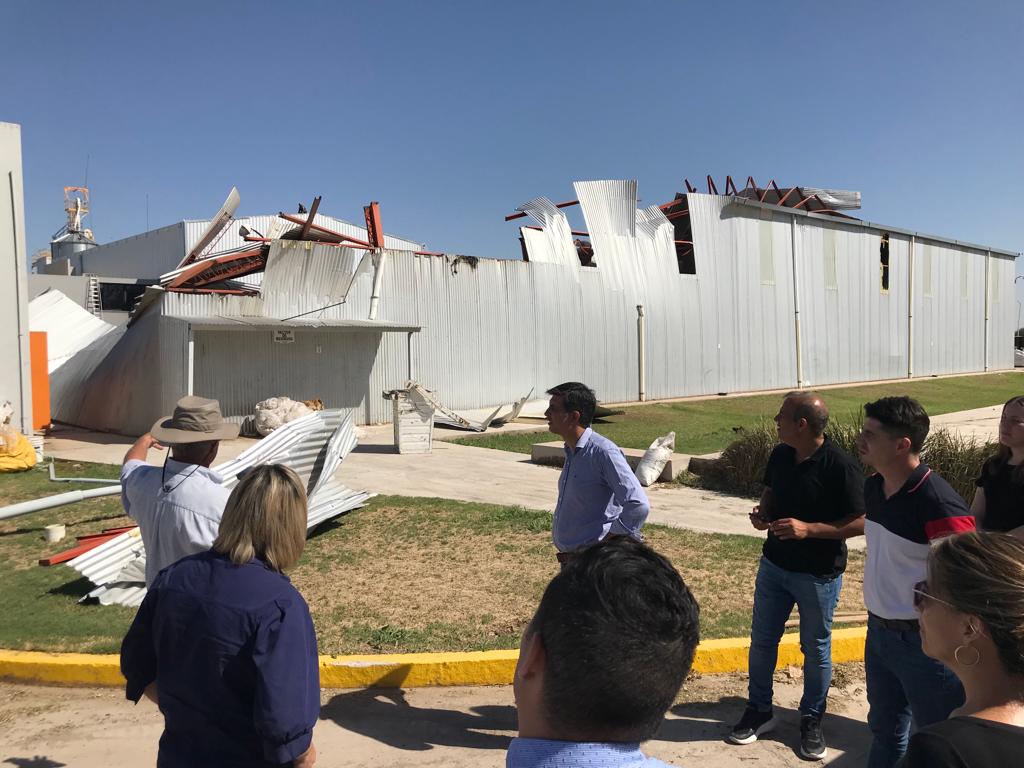 Cuantifican el impacto de daños por la tormenta en Río Primero