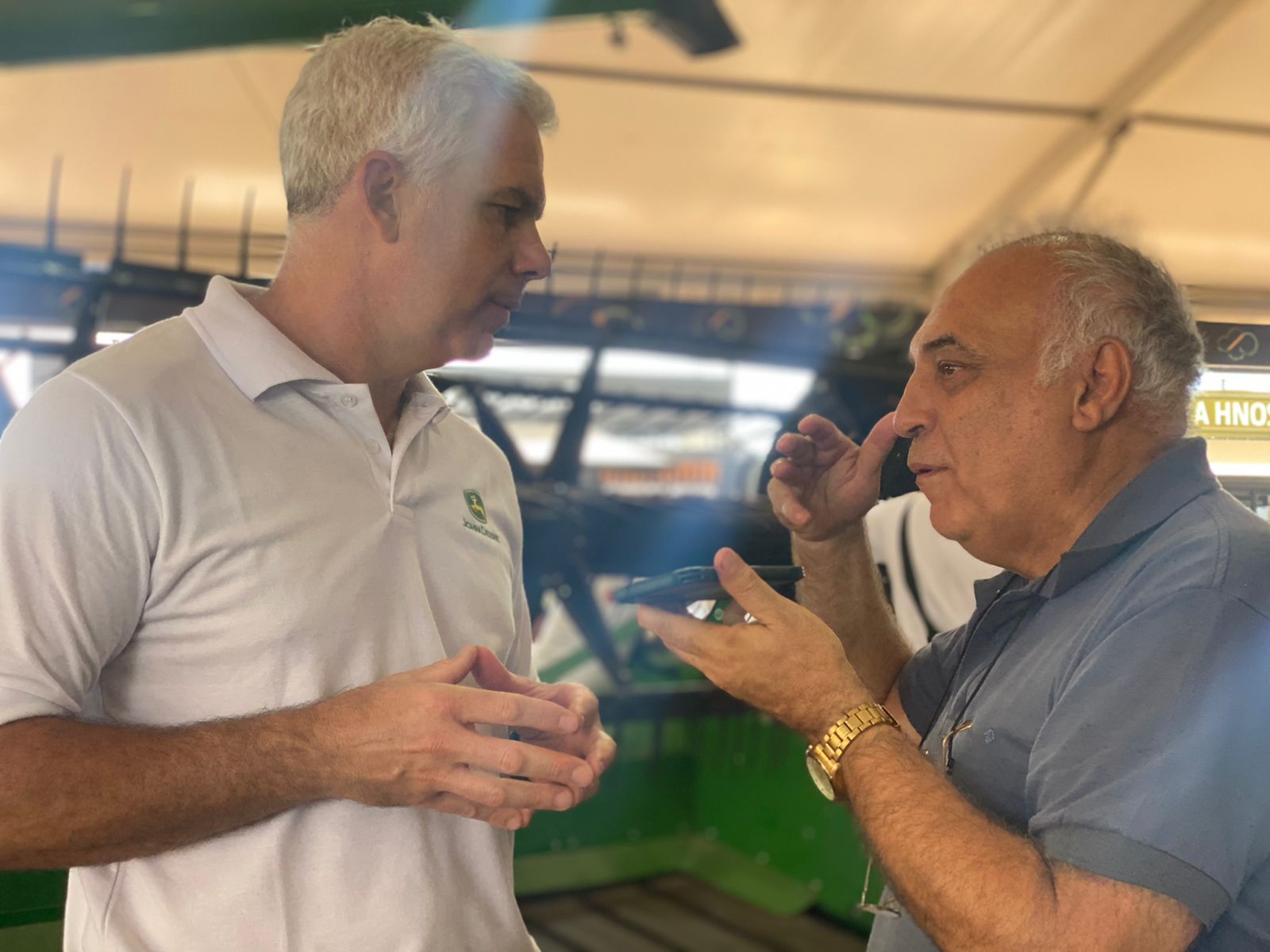 John Deere llevó a Expoagro el centro de soluciones conectadas para ayudar a los clientes a ser más eficientes