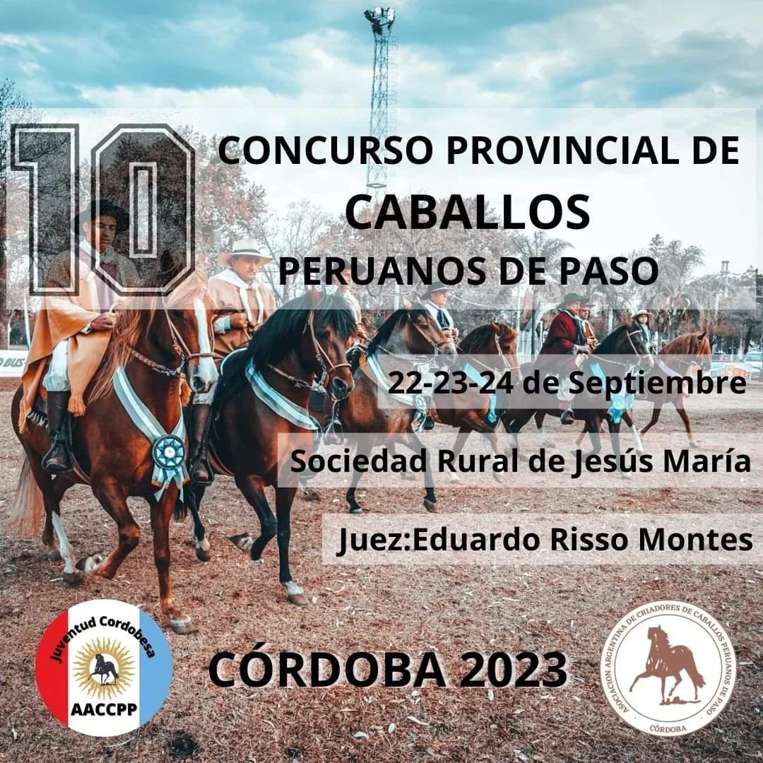 La SRJM será anfitriona del 10° Concurso Provincial de Caballos Peruanos
