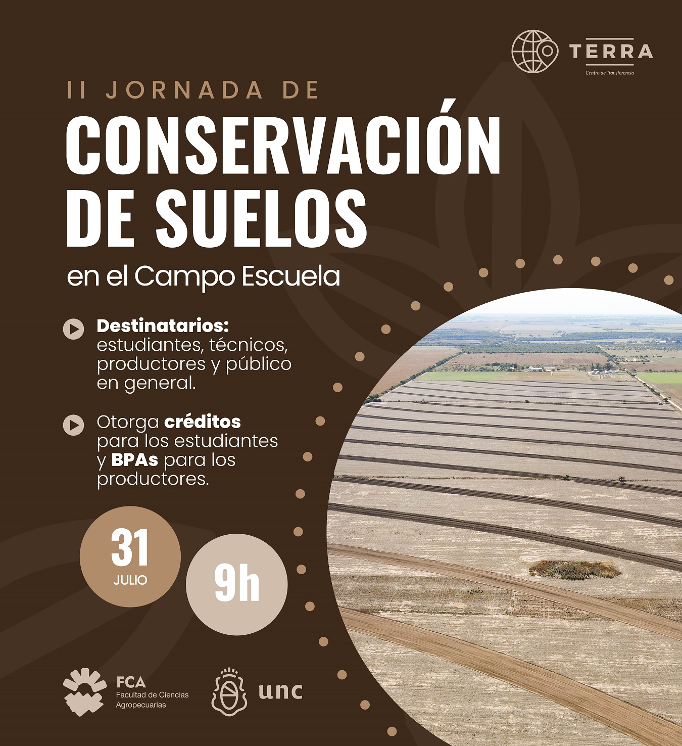 Llega al Campo Escuela de la FCA la II Jornada de Conservación de Suelos