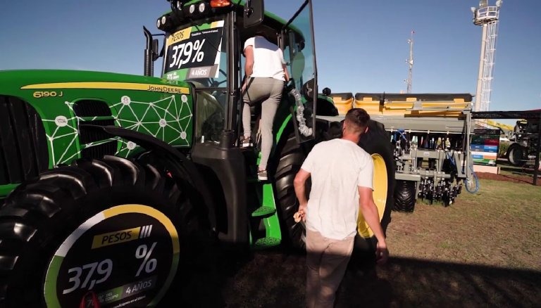 En Las Vegas, John Deere  muestra su apuesta por los tractores y otros equipos autónomos