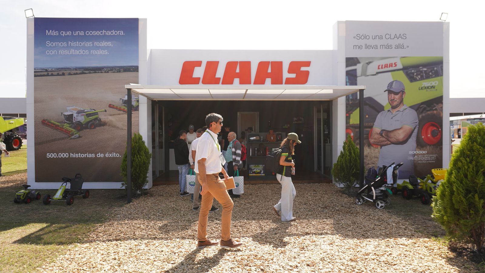 CLAAS celebra en Expoagro sus 500.000 cosechadoras fabricadas mostrando porqué son más que una máquina