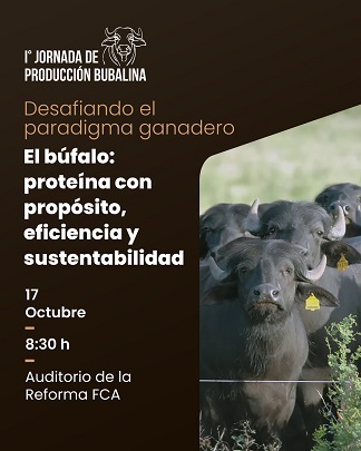 La FCA UNC organiza la primer Jornada de Producción Bubalina