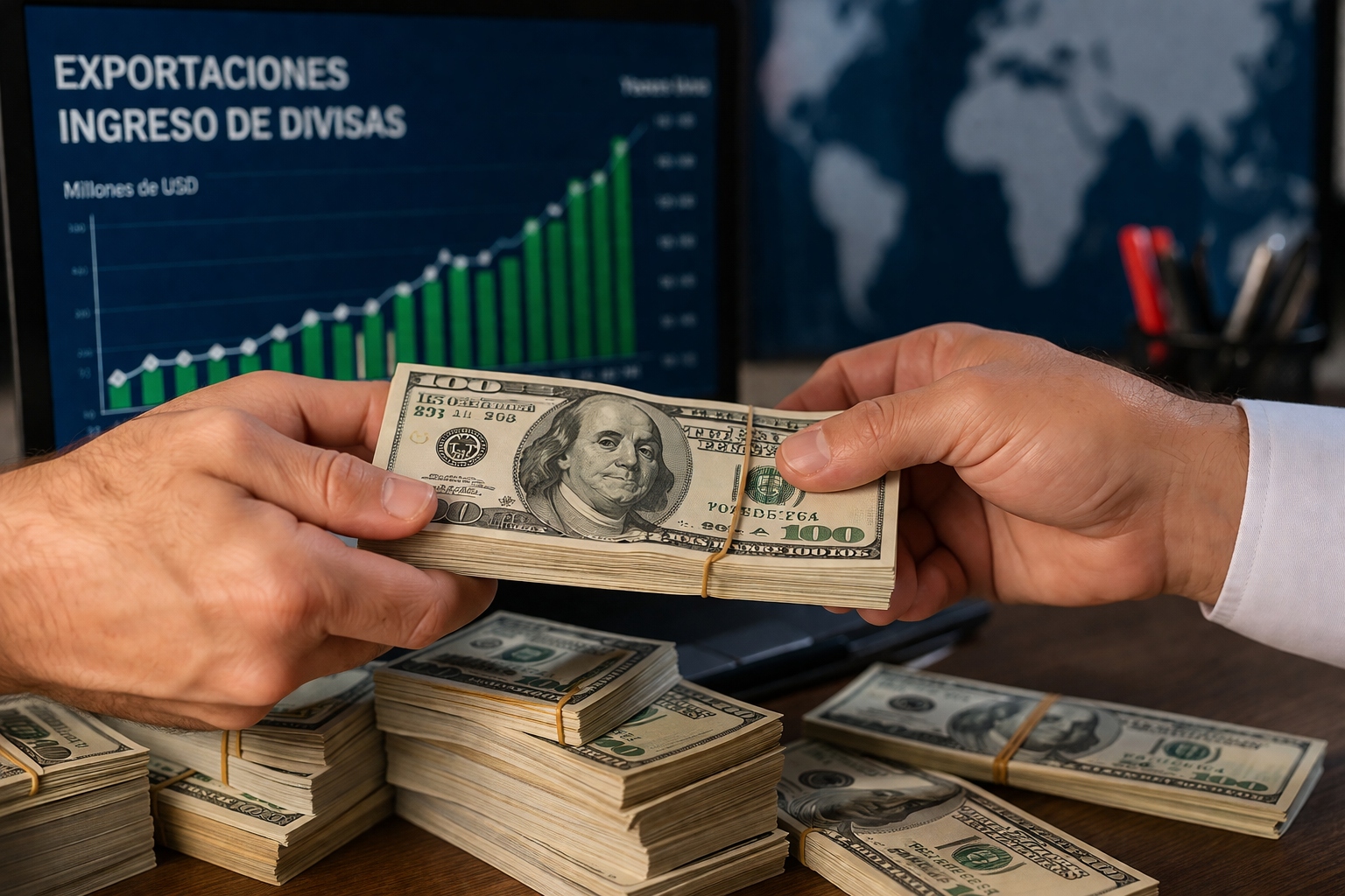 En abril ingresaron casi U$S 2.500 millones traccionados por la fuerte cosecha