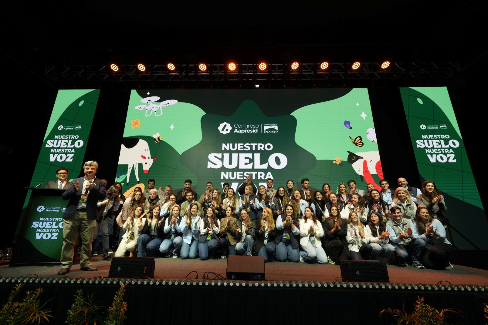 Aapresid cerró en Rosario su congreso con récord de 12.500 asistentes
