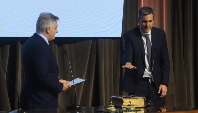 Córdoba quiere ser motor del país: el mensaje de Sibilla al jurar como ministro de Producción de Córdoba