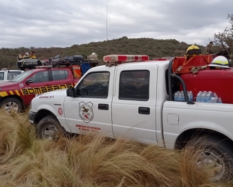 Estudiante de Agronomía rindió un examen mientras combatía el fuego en Caminiaga