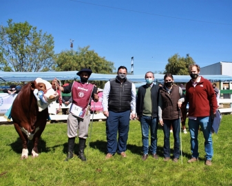 Elección de los Grandes campeones en la 74 Expo Rural de Jesús María